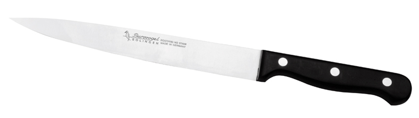 Burgvogel  Schinkenmesser 20 cm  Messer Serie für Haushalt - Koch- & Küchenmesser Bei messer-iss bes